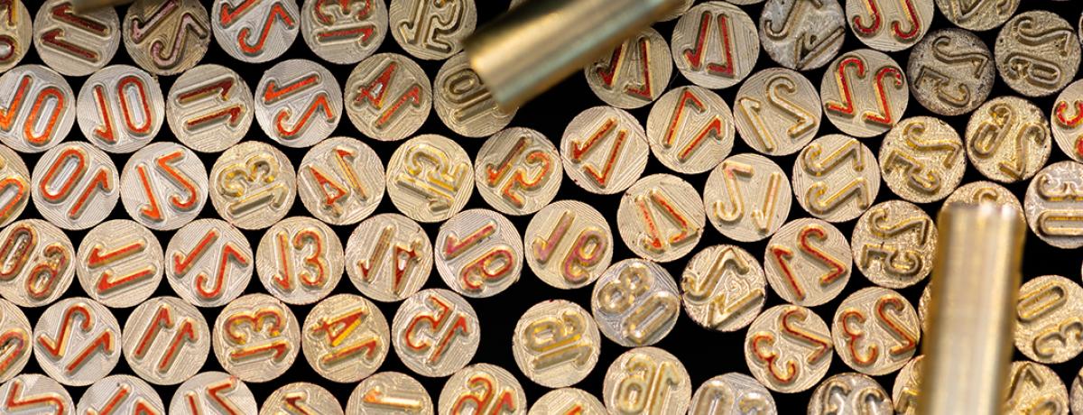 IMPA - Punzoni in ottone per la marcatura delle etichette con etichettarici a trasferimento termico